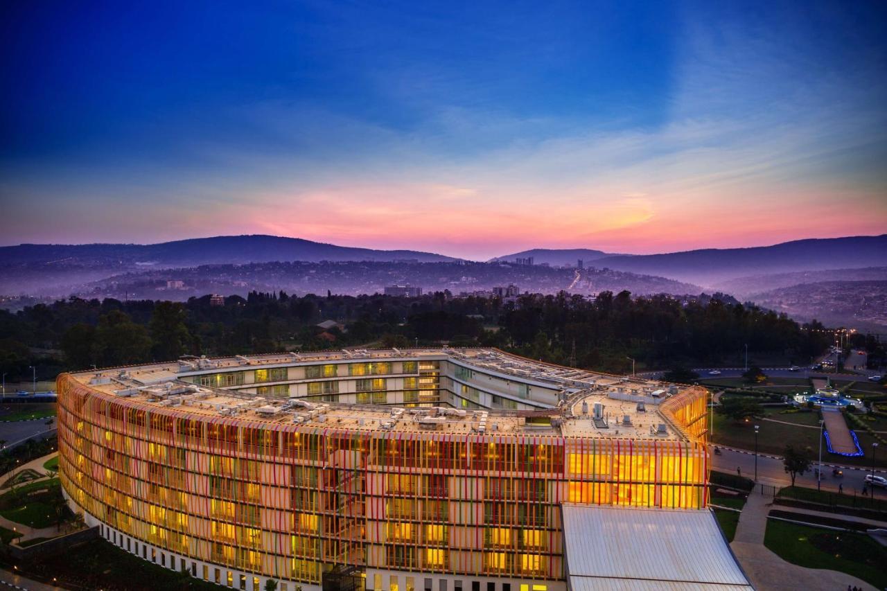 Radisson Blu Hotel & Convention Centre Kigali Exterior photo The Pentagon at sunset